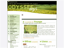 Tablet Screenshot of odyssee-agri.com